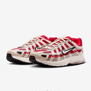 Nike P-6000 Red and Cream Women's Shoes